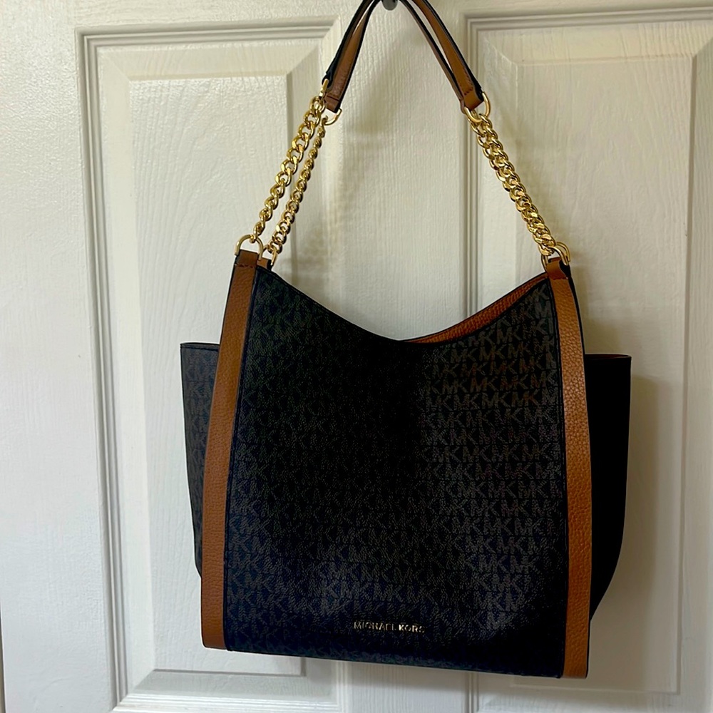 Brown Michael Kors Newbury tote bag